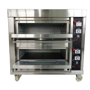 Hot Sale Bakery Oven Rotary Machine 2 Deck Gas Baking Oven