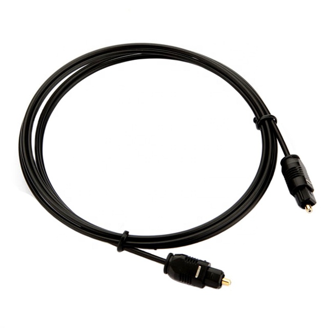 1m OD4.0mm Digital Optical Audio Cable Toslink Connector for Home Computer TV SPDIF Output