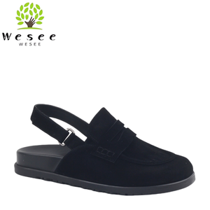2025 été nouvelles chaussures de fronde chaussures plates décontractées en cuir de haute qualité chaussures pour femmes en gros personnalisé - Product Image 2