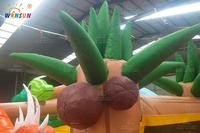 Château gonflable combiné WINSUN pour enfants, petit dinosaure, en PVC, taille et couleur personnalisables, sans plomb, ignifuge, imperméable