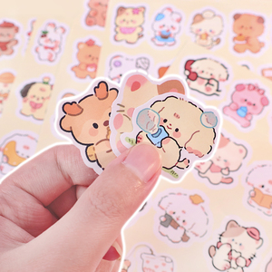 Adesivi Decorativi Personalizzati per Bambini con Stampe di Cartoni Animati, Fogli di Adesivi Impermeabili Kawaii - Product Image 2