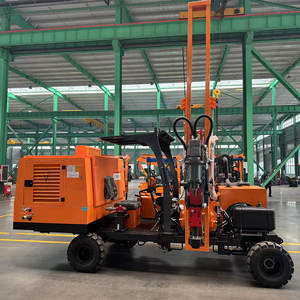 Martillo de barandilla hidráulica de alta eficiencia, controlador de pila de barrera de choque, nueva máquina de carretera de rueda para industrias agrícolas y valla de carretera - Product Image 2