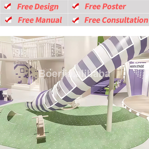 Equipo de Juegos Infantiles Temático para Interiores con Toboganes Suaves y Estructuras de Escalada para Áreas de Entretenimiento en Centros Comerciales - Product Image 2