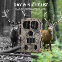 Caméra de chasse extérieure pour la faune, 48MP, vidéo 4K, objectif HD, détection de mouvement, Wi-Fi rapide, caméras de suivi de gibier