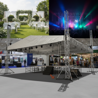 Système de structure en treillis en alliage d'aluminium pour les expositions, les événements en plein air et la scène - Capacité de charge de 1000 kg, installation rapide