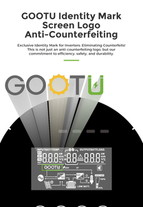 Gootu 24V 3KW năng lượng mặt trời Hybrid biến tần 3.6kW DC để AC MPPT 40-450vdc duy nhất giai đoạn 3KVA PV năng lượng mặt trời biến tần được xây dựng trong Wifi - Product Image 3