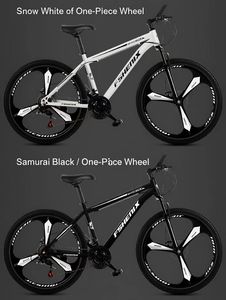 Горный велосипед для взрослых 24/26 дюймов, мужской, с амортизацией, 21-скоростной, для бездорожья и шоссейных гонок - Product Image 5