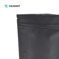 Sac plastique à fermeture éclair inodore, sac d'emballage de qualité alimentaire, résistant aux mauvaises odeurs, en PE, 3.5 noir, 1/8OZ, refermable, offre spéciale