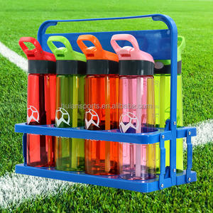 ที่ใส่ขวดน้ำแบบพับได้ที่ใส่เครื่องดื่มแนวสปอร์ตพกพาได้พร้อมที่จับที่ออกแบบตามหลักสรีรศาสตร์ทำความสะอาดง่ายและจัดเก็บขนาดกะทัดรัดสำหรับทีมเดินทาง - Product Image 1