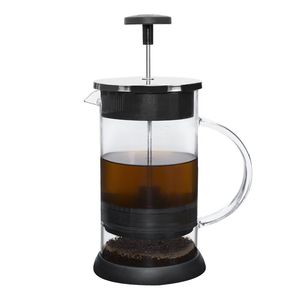 Caffettiera in vetro borosilicato per uso domestico OEM caffettiera francese in plastica da 1000Ml con stantuffo