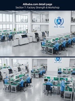 Medidores de Flujo de Agua con Pantalla LCD Digital Aice Tech, Controlador de Flujo, Sistema de Control Cuantitativo de Flujo de Agua Industrial