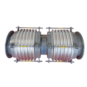 Cendre de charbon DN600 transportant la canalisation résistante à l'usure rayée des joints de dilatation tridimensionnels en céramique de compensateur en métal. - Product Image 2