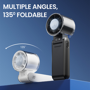 Tốc độ cao cầm tay người hâm mộ USB có thể sạc lại <span class=keywords><strong>fan</strong></span> hâm mộ 3000mAh Băng quạt nhỏ làm lạnh Bladeless cầm tay Turbo quạt máy bay phản lực - Product Image 2