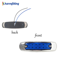 Feux latéraux LED 24V pour voiture, feux de signalisation LED 12V pour camion, feux de gabarit latéraux pour camion, feux d'avertissement de virage pour remorque et camping-car - Vente chaude