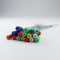 Scellé de câble métallique de qualité professionnelle, multicolore, numéroté, longueur réglable, en acier galvanisé pour le transport de marchandises