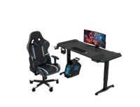 Support de table électrique réglable en hauteur en aluminium AOR ESPORT, mécanisme de levage extensible, cadre de bureau ergonomique pour bureau