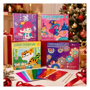 Kit de Pegatinas Portátiles con Diseño Brillante para Niños, Set de Actividades Creativas, Sin Pantalla, para la Escuela, Viajes, Fiestas - Product Image 1