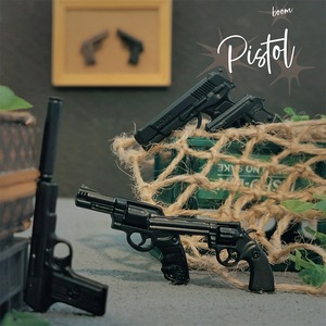 Modelo <span class=keywords><strong>de</strong></span> Revólver Metálico en Miniatura a Escala 1:12 para Figuras <span class=keywords><strong>de</strong></span> Acción y Dioramas - Product Image 1