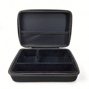 Étui professionnel personnalisé noir en EVA rigide pour fer à friser, avec poignée en plastique, étanche, pour voyage, outil de barbier, étui de rangement durable - Product Image 1