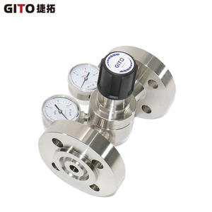 วาล์วลดแรงดันแบบสองขั้นตอน ทำจากเหล็กกล้าไร้สนิม 316L ชนิด High-Flow พร้อมหน้าแปลน - Product Image 5