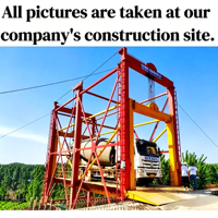 Plateforme de levage pour la construction de ponts et de grues, avec palan de 60 tonnes pour véhicules lourds/camions malaxeurs à béton