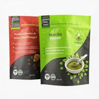 Sachet Doypack en plastique de qualité alimentaire avec film résistant à l'huile, impression personnalisée pour l'emballage de chips, craquelins, biscuits, noix et autres snacks
