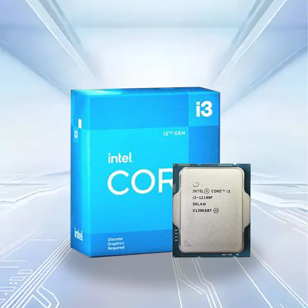 Intel Core i3-12100F Desktop Processor - 4-Core Performance