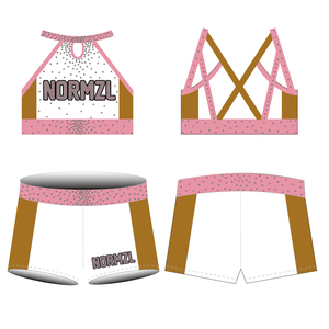 Diamantes de imitación de muestra gratis los niños sublimado impresión lírica alegría danza trajes para niñas - Product Image 3