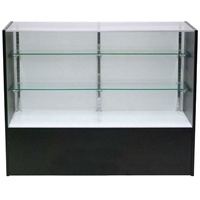 Vitrine en verre Extra View du fabricant Vitrine de comptoir en bois pour magasin de détail Présentoirs pour magasin de fumée