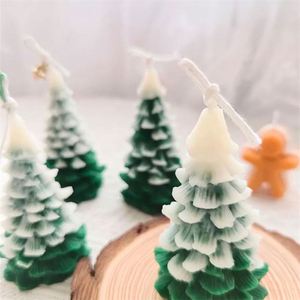 Trendy Soy Wax Christmas Tree Shaped Scented <b>Candles</b> Smoke-free <b>Bulk</b> Scented <b>Candles</b> Festive Thanksgiving Valentine's Day - Product Image 2