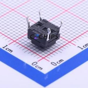 K2-1839DP-C4SW-06 Tactile Switch Through hole Component (THT) Switch Single Pole Single Throw Round Button 2.5N Through Hole - Product Image 2