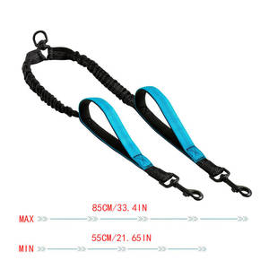 Çok Fonksiyonlu İki Köpek İçin Yansıtıcı Geri Çekilebilir Evcil Hayvan Tasması, Koşmak İçin Eller Serbest Köpek Tasması - Product Image 4