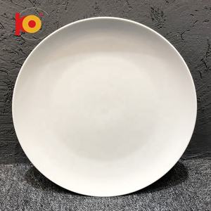 โปรโมชั่นที่มีคุณภาพสูง8นิ้วสีขาวแสงจันทร์ระเหิดจานอาหารค่ำเซรามิก - Product Image 6