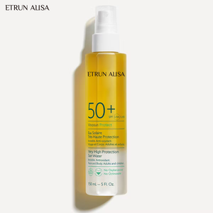 ETRUN ALISA private label mezza acqua e mezzo olio ad alta <span class=keywords><strong>protezione</strong></span> acqua solare spf <span class=keywords><strong>50</strong></span> <span class=keywords><strong>spray</strong></span> contro UVA non grassa - Product Image 1