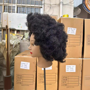 Tête de poupée coréenne à cheveux complets pour femmes, style coréen, vente chaude pour le commerce extérieur, tête de poupée à peau noire, pour l'enseignement et la formation, peut être permanentée et teinte, Chine - Product Image 2
