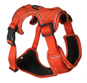 ペット用品卸売通気性カスタムメッシュナイロンソリッドペット反射犬用ハーネス - Product Image 1