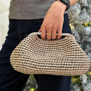 Sacs à main faits à la main, sacs en crochet aux couleurs vives, <span class=keywords><strong>kit</strong></span> de sacs de luxe pour femmes, sacs à main de luxe pour femmes, vente en gros - Product Image 4