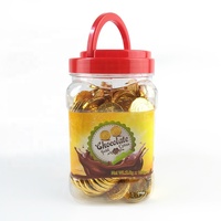 Dulces de Chocolate con Leche y Monedas de Oro