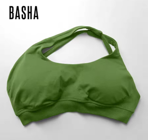 Sutiã de Yoga Sem Costura de Alta Qualidade com Design de Pescoço em Nylon Ligeiramente Fosco para Fitness e Exercícios Femininos - Product Image 5