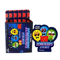 Impression personnalisée 8e 3.5g Boîte d'emballage Cookie Candy Forme spéciale Ziplock Odeur Preuve Cali Pack Die Cut Mylar Sac avec coffret