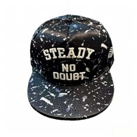 Gorra de Béisbol Unisex Vintage con Patrón de Letras, Multi-Panels, Estilo Coreano, Moderna y Elegante, Visera Plana, para las Cuatro Estaciones