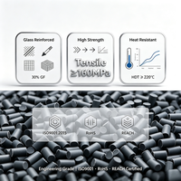 Granulés de nylon modifié, granulés de polyamide PA6 GF30, qualité pour moulage par injection pour pièces automobiles et industrielles