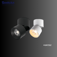 Spot LED encastré rond en aluminium CE RoHS, orientable à 90° °   Plafonnier encastré pliable