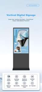 ตู้โชว์โฆษณา LCD ในร่มขนาด55นิ้ว IP65พร้อมชิปเซ็ต RK3568ขาตั้งพื้นเคลื่อนย้ายได้สำหรับใช้ในเชิงพาณิชย์ - Product Image 2