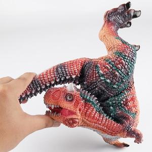 Yxs simulado carnívoro Toro dragón Jurásico gran algodón de goma suave dinosaurio Tyrannosaurus Rex juguete animal modelo puestos noche - Product Image 3