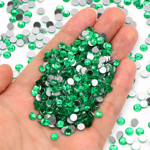 2024 nouveau Design septembre nouveau 23e vente en gros strass Non Hotfix dos plat verre de cristal pour vêtements - Product Image 6