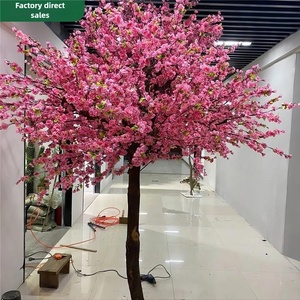 SPAC01 Customize Decorative Artificial Silk Floral Arch Sakura Tree Fake Cherry Blossom Flower Trees Decor Faux Wedding Tree