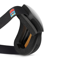 OEM ODM Lunettes de ski pour enfants LUCKYBOO L2 personnalisées, 5-12 ans, anti-buée, revêtement REVO 270 °   Planche à neige Wide View OTG