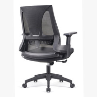 Chaise longue en maille de luxe à dossier moyen chaise de bureau en maille chaise de bureau d'ordinateur ergonomique chaises de bureau en maille pivotantes