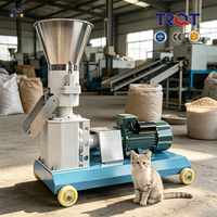 Nouvelle machine à fabriquer des granulés de litière pour chats, pour aliments pour poissons, porcs, bovins, moteur électrique, capacité de 150 kg/h, haute sécurité, faible bruit, économe en énergie